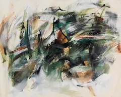 Peter Brüning, Ohne Titel, Um 1960, Oil on canvas