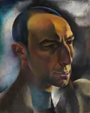 Hanns Bolz, Porträt des Kunsthändlers Alfred Flechtheim, 1910, Oil on canvas