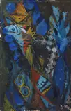 Ernst Wilhelm Nay, Eurydike, 1947, Gouache