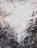 Adolf Frohner, Die Schlucht, 1961/ 62, Oil on canvas