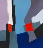 Fritz Winter, Mit zwei Rot, 1968, Oil on canvas