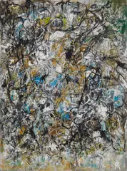 Rolf Cavael, 74 / Ag2, 1974, Oil on canvas