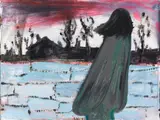 Daniel Richter, Ohne Titel, Öl auf Leinwand