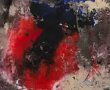 Fred Thieler, Ora?82, 1982, Mixed media on canvas