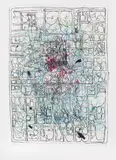 Hermann Nitsch, Architektur des Orgien und Mysterien Theaters (Mappe III), 1984-1992, Lithographs and etchings