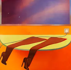 Allen Jones, Night Watch (Why not tease?), 1973/74, Oil on canvas
