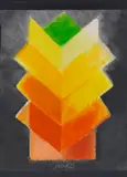 Heinz Mack, Flora, 1993, Acrylic on canvas