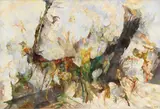 Ein strahlender Migof-Tag by Bernard Schultze, 1978, Oil on canvas, sold Dec 2020