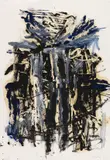 Georg Baselitz, Ohne Titel, 1976, Öl, Gouache und Bleistift auf Papier