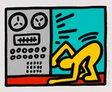 Keith Haring, Pop Shop Quad III, 1989, Silkscreen in colors