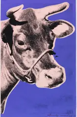 Cow by Andy Warhol, 1976, Silkscreen in colors, sold Dec 2020