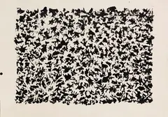 Henri Michaux, I 61, 1965, Brush and India ink drawing