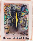 Jörg Immendorff, Komm in das Bild, 1998, Acryl und Bleistift auf Leinwand