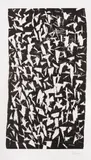 Verletzung by Günther Uecker, 1988, Woodcut, footprint, sold Dec 2020
