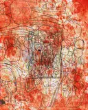 Hermann Nitsch, Aus: Architektur des Orgien und Mysterien Theaters, 1984-1989, 5 Lithograph in colors and etchings