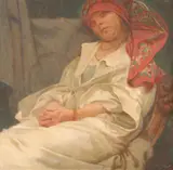 Alphonse Mucha, Portrait of a Girl