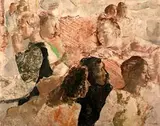 František Ronovský, Coffee Lounge I, 1970/71, encaustic on plywood