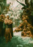 Alphonse Mucha, The Arrival of Maharaja