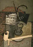 Emil Filla, Glass and newspapers