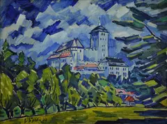 Václav Špála, The Kost Castle, 1937, oil on canvas