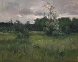 Zdenka Braunerová, Cloudy day, oil on canvas