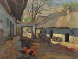 Martin Benka, In the yard