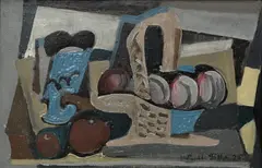 Emil Filla, Still-life With Basket and Cup, 1926, oil on canvas