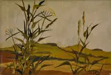 Grass by Ota Janeček, 1956, oil on board, sold Nov 2010