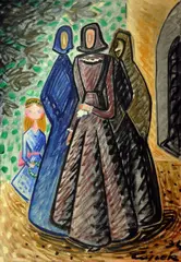 Josef Čapek, Neděle, 1934, olej na plátně