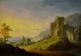 František Xaver Procházka, Na pastvě, olej na dřevě