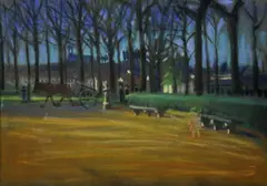 Bohumil Kubišta, Z Florencie, pastel na papíře