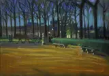 Bohumil Kubišta, Z Florencie, pastel na papíře