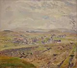 Jindřich Prucha, Kameničky, oil on canvas