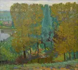 Antonín Hudeček, Below the dam in Okoř