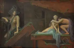 Maximilian Pirner, Allegory, oil on canvas