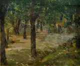 Oldřich Blažíček, In the park