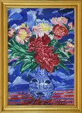 Václav Špála, Bouquet of Peonies, 1944, oil on canvas