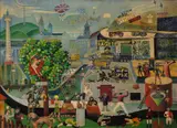Josef Hlinomaz, 20. th century, oil on wood board