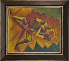 Josef Čapek, King Lear, oil on canvas