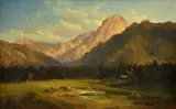 Hugo Ullik, Motif from Ruhpolding, 1874, oil on canvas