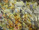 Ivan Martin, Salvo, 2012, asryl and oil on wood board