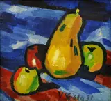 Václav Špála, Still Life with a Pear and Apples
