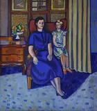 Karel Černý, Portrait of Mrs Otrubová with Her Daughter