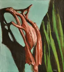 Jindřich Štyrský, Kořeny, 1934, olej na plátně