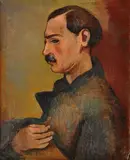 Georges Kars, Portrét malíře Utrilla, 1926, olej na plátně