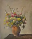 Letní kytice by Otakar Kubín, olej na plátně, sold May 2013