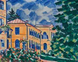 Hotel Prague by Václav Špála, 1937, oil on canvas, sold Nov 2014
