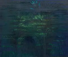 Toyen, Without traces, 1955, oil on canvas