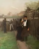 Václav Brožík, Comet