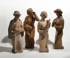 Otto Gutfreund, Four seasons, 1924-1925, gypsum and teraccota
